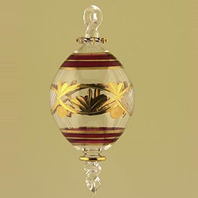 Glass Small Christmas Ornament