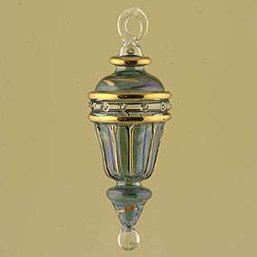 Glass Small Lantern Christmas Ornament