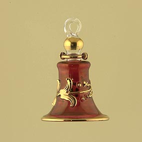 Glass Bell Christmas Ornament