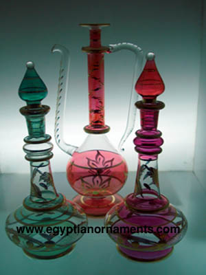 Glass perfume bottles lots